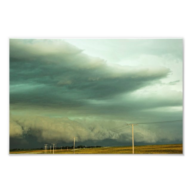 Green Sky Monster near Assiniboia SK Photo Print (Front)