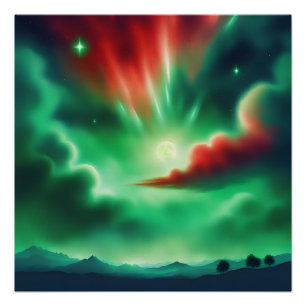 green sky poster