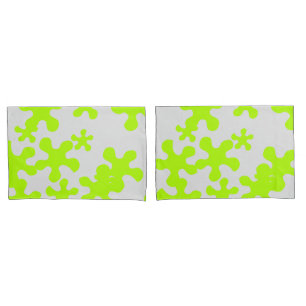 green slime grey fun kids pillowcase