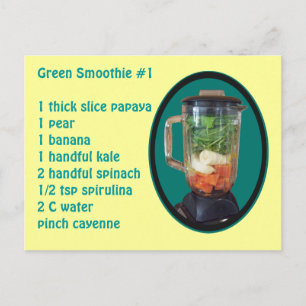 Green Smoothie #1 Postcard
