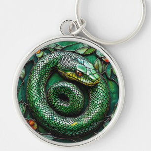 Green Snake Keychain
