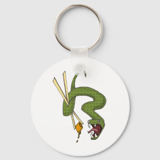 Green Snake Keychain