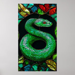 Green Snake Poster