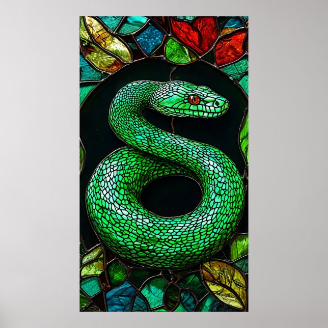 Green Snake Poster (Front)