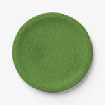 Green Snake Skin Texture Paper Plate