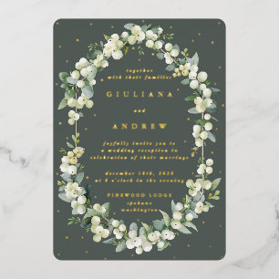 Green Snowberry+Eucalyptus Wedding Reception Only