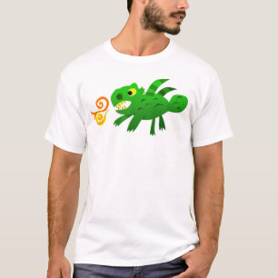 Green Solid Dragon (Adult) T-Shirt