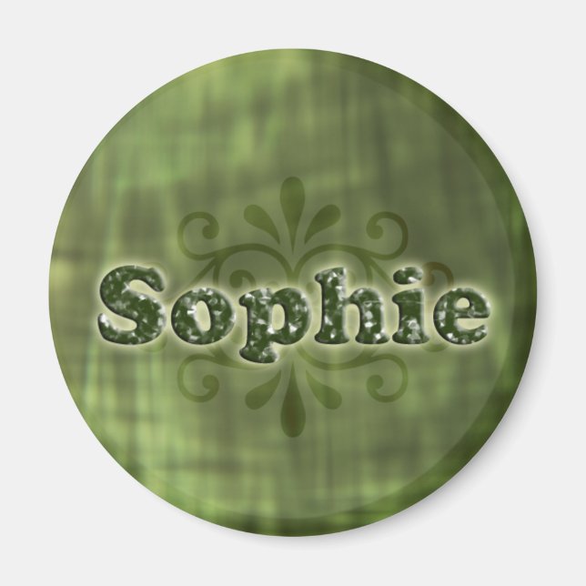 Green Sophie Magnet (Front)
