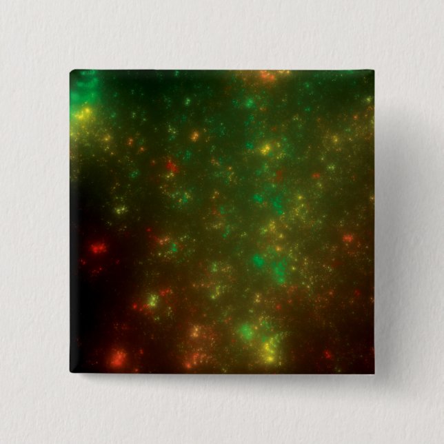 Green Space 2 Inch Square Button (Front)