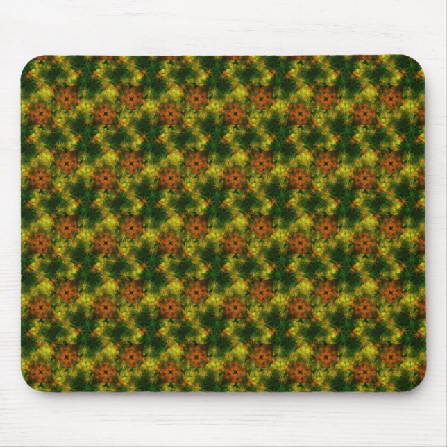 Green Sparkles Mouse Pad (Front)