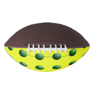 Green Spheres on Yellow Football