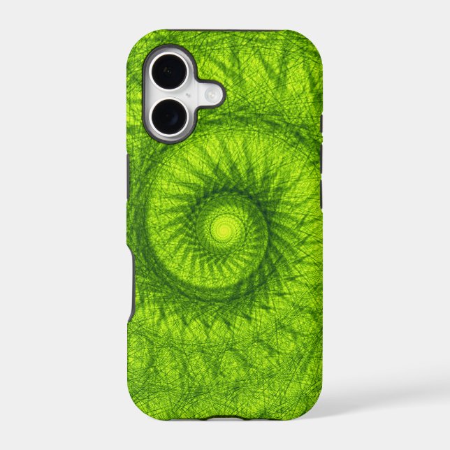 Green Spiral Fractal (Back)