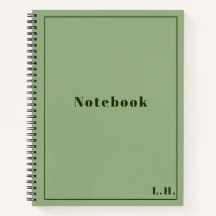Green Spiral Notebook