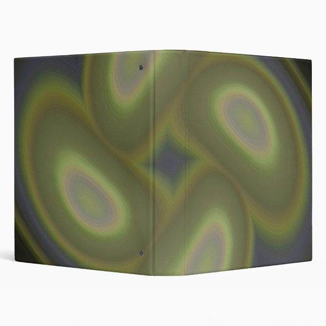 Green Spirals Binder (Background)