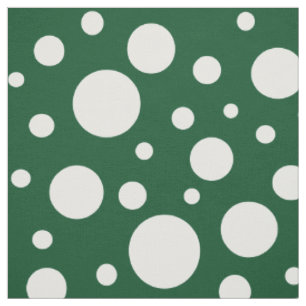 Green Spots Fabric