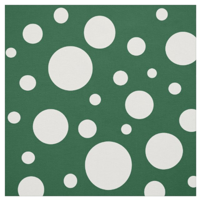 Green Spots Fabric (Swatch)