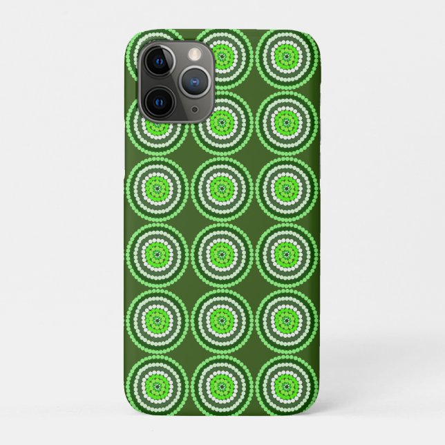 Green Spotty Spots,   Case-Mate iPhone Case (Back)