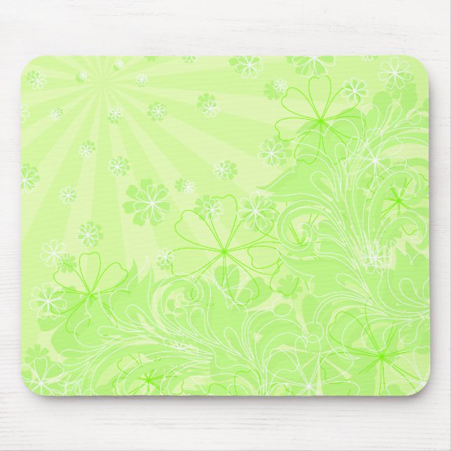 green spring mouse pad (Front)