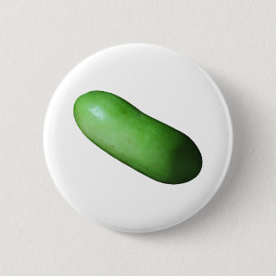 Green Squash (Winter Melon) 2 Inch Round Button