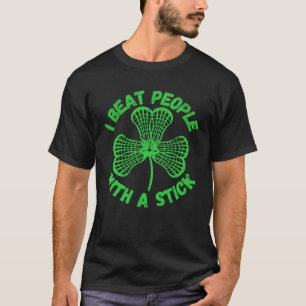 Green St Patrick s Day Lacrosse Sticks T-Shirt
