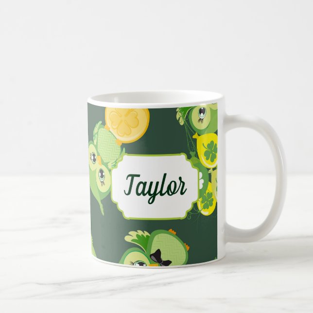 Green St. Patrick's Day Coffee Mug (Right)