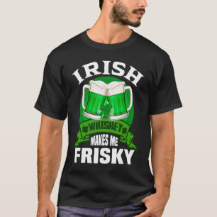Green St Patrick's Day pyjamas Irish Whiskey Makes T-Shirt