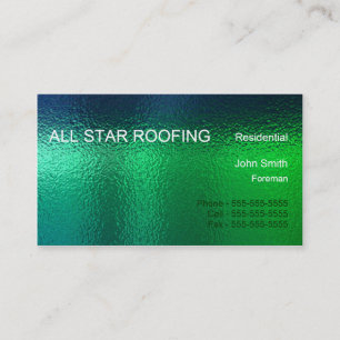 Green Stained Glass Business Card Template Generic