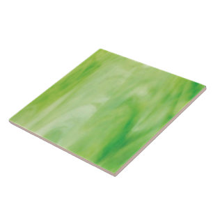 Green Stained Glass Tile