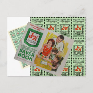 Green Stamps Postcard