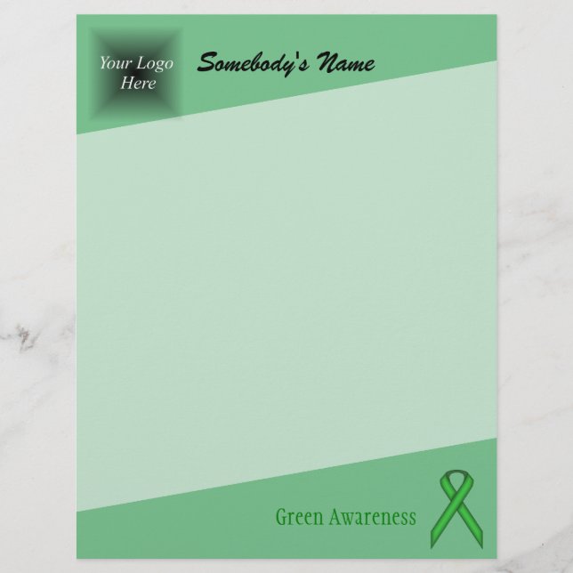 Green Standard Ribbon by Kenneth Yoncich (Front)