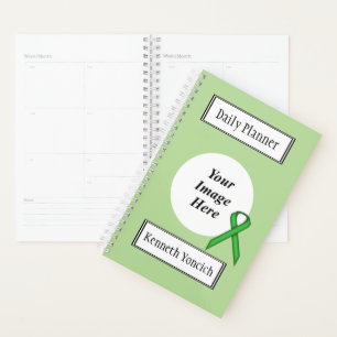 Green Standard Ribbon by Kenneth Yoncich Planner