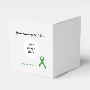 Green Standard Ribbon Template by Kenneth Yoncich Favor Box