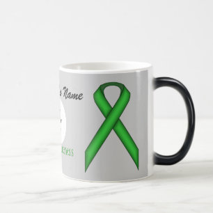 Green Standard Ribbon Tmpl by Kenneth Yoncich Magic Mug