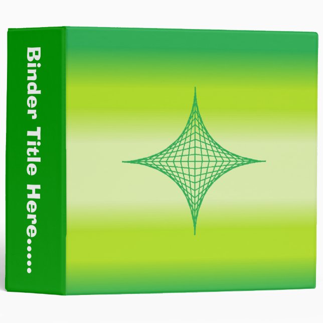 Green Star 2" Binder (Front/Spine)