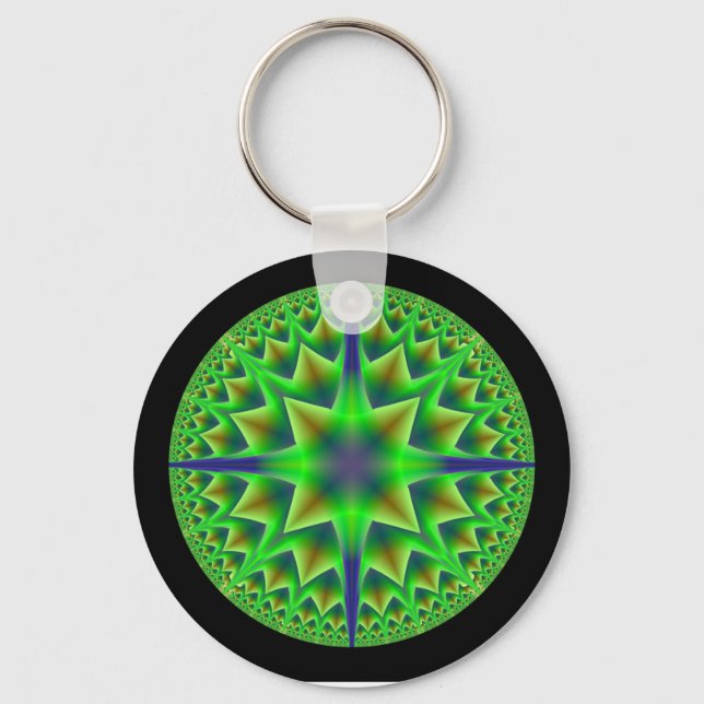 Green Star KeyChain (Front)