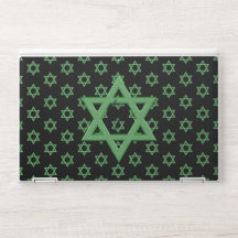 Green Star of David Seamless
