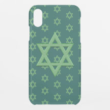 Green Star of David Seamless