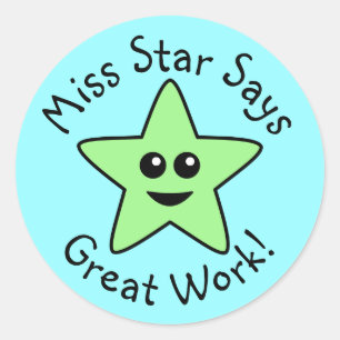 Green Star Super Stickers