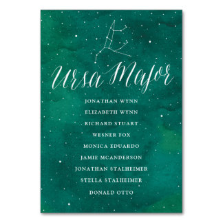 Green Stars Galaxy Siège Carte Carte Ursa Major