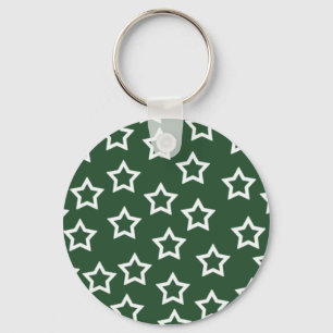 Green Stars Keychain