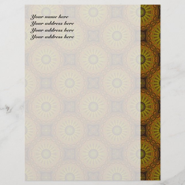 Green Stars Letterhead (Front)