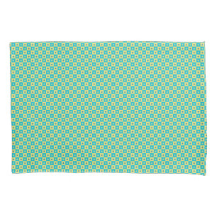 green stars  pillowcase