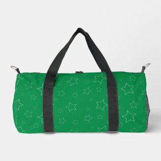 Green Stars Print Cut Sew Bag