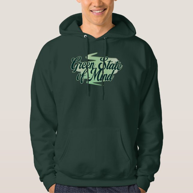 Green State of Mind St Patrick’s Day - Moletons Hoodie (Front)