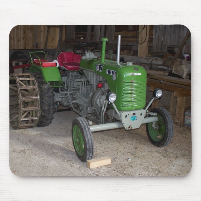 Green Steyr Tractor KL I Mouse Pad (Front)