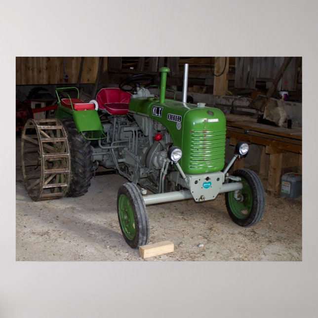 Green Steyr Tractor KL I Poster (Front)