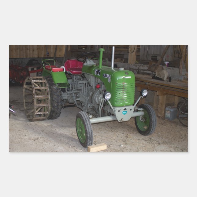 Green Steyr Tractor KL I Sticker (Front)