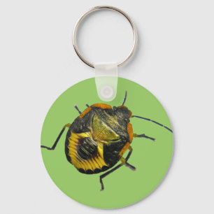 Green Stink Bug Nymph Coordinating Items Keychain