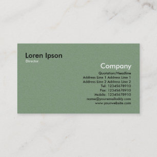 Green Stone Business Card