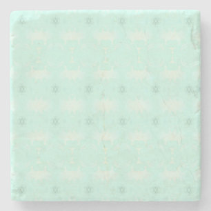 green stone coaster